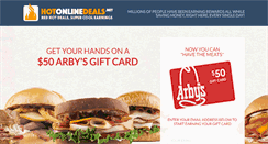 Desktop Screenshot of hotonlinedeals.net